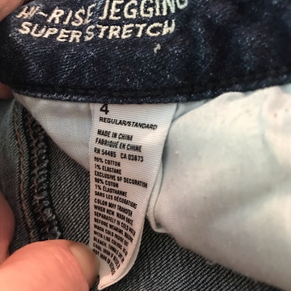 American Eagle jeans size 4 jeggings - Picture 3 of 5